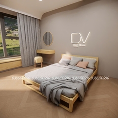 Giường chân quỳ bọc nệm Sofa ( Mã M25 )