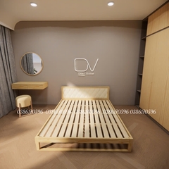 Giường chân quỳ bọc nệm Sofa ( Mã M25 )