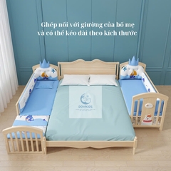 Cũi Kê Sát Giường Bố Mẹ Cho Trẻ Nhỏ NC09