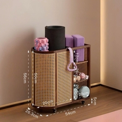 Giỏ Đựng Đồ Bằng Gỗ Đan Mây Thủ Công Thoáng Khí