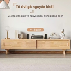 Tủ Kệ Tivi Gỗ Tự Nhiên Phong Cách Hiện Đại