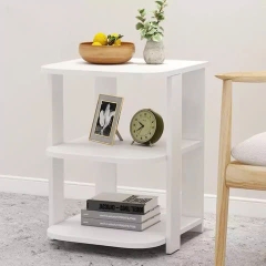 Kệ Đơn Trang Trí 3 Tầng Màu Trắng Hiện Đại