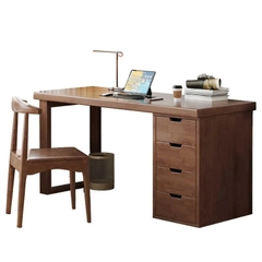 Bàn Làm Việc Đa Năng Có Kệ Sách & Ngăn Kéo Tiện Dụng