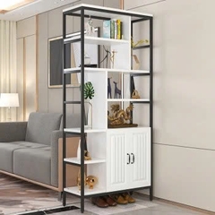 Vách Ngăn Trang Trí Kiêm Kệ Để Đồ