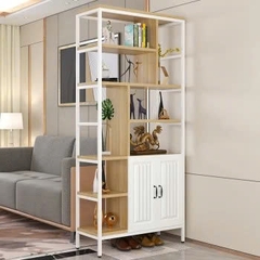 Vách Ngăn Trang Trí Kiêm Kệ Để Đồ