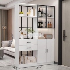 Tủ Vách Ngăn Phòng Khách Hiện