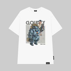ÁO THUN OVERSIZE CLOUDZY TRÂU MÁY