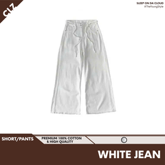QUẦN JEAN BAGGY WHITE JEAN