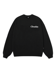 Áo sweater nỉ brand CLOUDZY nỉ dài tay form rộng thêu logo chữ ký sweater kiểu dáng unisex mùa đông nam nữ SW CORE