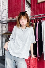 Áo thun Boxy nam nữ tay lỡ phông BOXY TRƠN unisex form boxy Cloudzy local brand cổ tròn 100% cotton