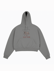 Áo khoác hoodie boxy nỉ nam local brand hoodie nữ unisex form rộng basic tay phồng CLOUDZY SYNC