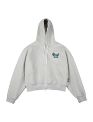 Áo khoác hoodie zip boxy nam nữ local brand zip hoodie nỉ bông dầy dặn unisex basic CLOUDZY HOTDOG