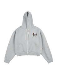 Áo khoác hoodie zip boxy nam nữ local brand zip hoodie nỉ bông dầy dặn unisex basic CLOUDZY HOTDOG