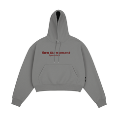 Áo khoác hoodie boxy MOMENT nỉ bông nam local brand CLOUDZY hoodie nữ unisex form rộng basic TH HOODIE BOXY