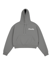 Áo hoodie boxy local brand CLOUDZY nỉ có mũ form thụng cao cấp in logo chữ ký áo khoác nỉ thời trang đường phố HD CORE
