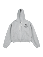 Áo hoodie zip boxy nam local brand Cloudzy hoodie nỉ bông nữ unisex form rộng basic mũ siêu to GROWN