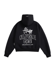 Áo hoodie zip boxy nam local brand Cloudzy hoodie nỉ bông nữ unisex form rộng basic mũ siêu to GROWN