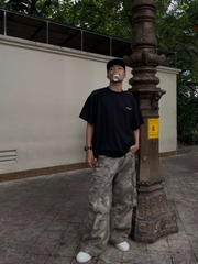 Áo thun boxy tee local brand Cloudzy unisex phông tay lỡ nữ cotton phối màu form rộng boxy SENSITIVE