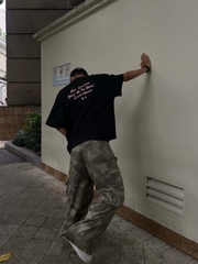 Áo thun boxy tee local brand Cloudzy unisex phông tay lỡ nữ cotton phối màu form rộng boxy SENSITIVE