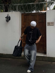 Áo thun boxy tee local brand Cloudzy unisex phông tay lỡ nữ cotton phối màu form rộng boxy DROP