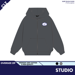 HOODIE OVERSIZE ZIP CLZ STUDIO