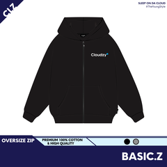 HOODIE OVERSIZE ZIP BASIC Z