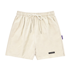 Quần short nam nữ QS KAKI TRƠN CLOUDZY cotton mềm mịn lưng thun unisex thể thao cao cấp ống rộng