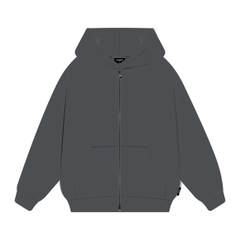 HOODIE OVERSIZE ZIP TRƠN