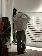 HOODIE BOXY ZIP TRƠN