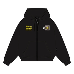 HOODIE BOXY ZIP DISK