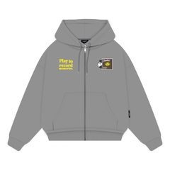 HOODIE BOXY ZIP DISK