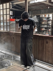 QUẦN JEAN BAGGY BLACK WASH