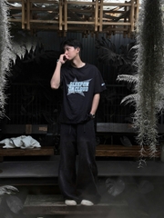 QUẦN JEAN BAGGY BLACK WASH