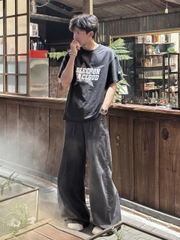QUẦN JEAN BAGGY BLACK WASH