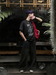 QUẦN JEAN BAGGY BLACK WASH