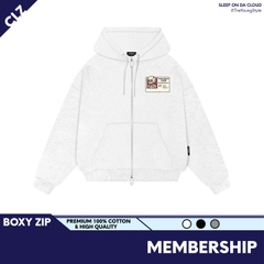 HOODIE BOXY ZIP MEMBERSHIP