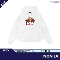 HOODIE BOXY NÓN LÁ