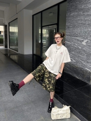 Áo thun boxy tee local brand Cloudzy unisex phông tay lỡ nữ cotton phối màu form rộng boxy SOMETHING