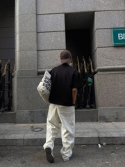 Áo thun boxy tee local brand Cloudzy unisex phông tay lỡ nữ cotton phối màu form rộng boxy BONE