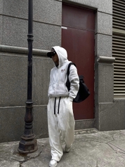 Áo khoác hoodie zip boxy nam nữ local brand zip hoodie nỉ bông dầy dặn unisex basic CLOUDZY HOTDOG