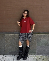 Áo thun boxy tết 2026 CLOUDZY form boxy unisex local brand in chữ 100% cotton 250GSM dày dặn áo phông tết màu đỏ SPIRIT