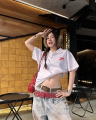 Áo polo tết 2026 CLOUDZY unisex form rộng áo có cổ pima cotton thấm hút tốt áo POLO nam nữ 100% cotton 250gsm STEED