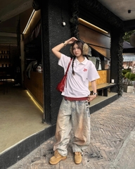 Áo polo tết 2026 CLOUDZY unisex form rộng áo có cổ pima cotton thấm hút tốt áo POLO nam nữ 100% cotton 250gsm STEED