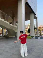 [BST TẾT 2026] Áo thun tết 2026 CLOUDZY local brand form rộng unisex năm ngọ màu đỏ vải 250gsm 100% cotton mềm mịn HORSE