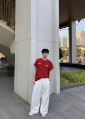 [BST TẾT 2026] Áo thun tết 2026 CLOUDZY local brand form rộng unisex năm ngọ màu đỏ vải 250gsm 100% cotton mềm mịn HORSE