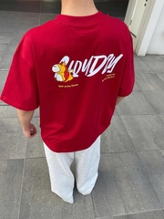 [BST TẾT 2026] Áo thun tết 2026 CLOUDZY local brand form rộng unisex năm ngọ màu đỏ vải 250gsm 100% cotton mềm mịn HORSE