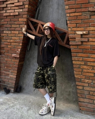 Áo thun CLOUDZY form boxy oversize unisex in chữ 'Make it Happen' cao cấp 100% cotton 250GSM dày dặn áo phông nam nữ