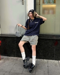 Áo thun local brand CLOUDZY basic 100% cotton 250GSM dày dặn áo cơ bản áo phông unisex thời trang nam nữ OVER CORE