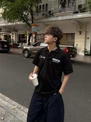 Áo thun POLO ES.SEN.TIAL CLOUDZY nam nữ phông basic cotton mềm mịn local brand unisex đẹp oversize
