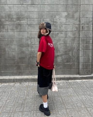 [BST HÈ] Áo thun oversize phong cách streetwear 2026 CLOUDZY unisex 100% cotton 250GSM áo phông mùa hè FEAR